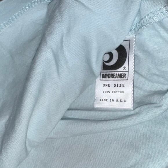 DAYDREAMER Exploded Water Lily Tee in Blue Mist, One Size / P2P 27” New w/ Tag - Picture 9 of 9